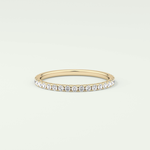 0.18 TCW Round Shaped Lab Grown Diamond Wedding Band