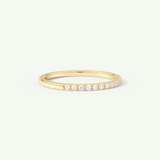 0.18 TCW Round Cut Lab-Grown Diamond Full Eternity Wedding Band