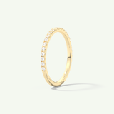 0.18 TCW Round Cut Lab-Grown Diamond Full Eternity Wedding Band