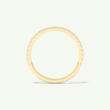 0.18 TCW Round Cut Lab-Grown Diamond Full Eternity Wedding Band