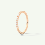 0.18 TCW Round Cut Lab-Grown Diamond Full Eternity Wedding Band