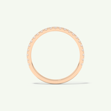 0.18 TCW Round Cut Lab-Grown Diamond Full Eternity Wedding Band