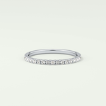 0.18 TCW Round Shaped Lab Grown Diamond Wedding Band