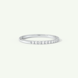 0.18 TCW Round Cut Lab-Grown Diamond Full Eternity Wedding Band