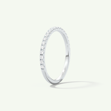 0.18 TCW Round Cut Lab-Grown Diamond Full Eternity Wedding Band