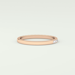 0.38 TCW Round Shaped Lab Grown Diamond Wedding Band