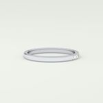 0.38 TCW Round Shaped Lab Grown Diamond Wedding Band