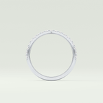 0.38 TCW Round Shaped Lab Grown Diamond Wedding Band