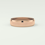 Textured CVD Wedding Band