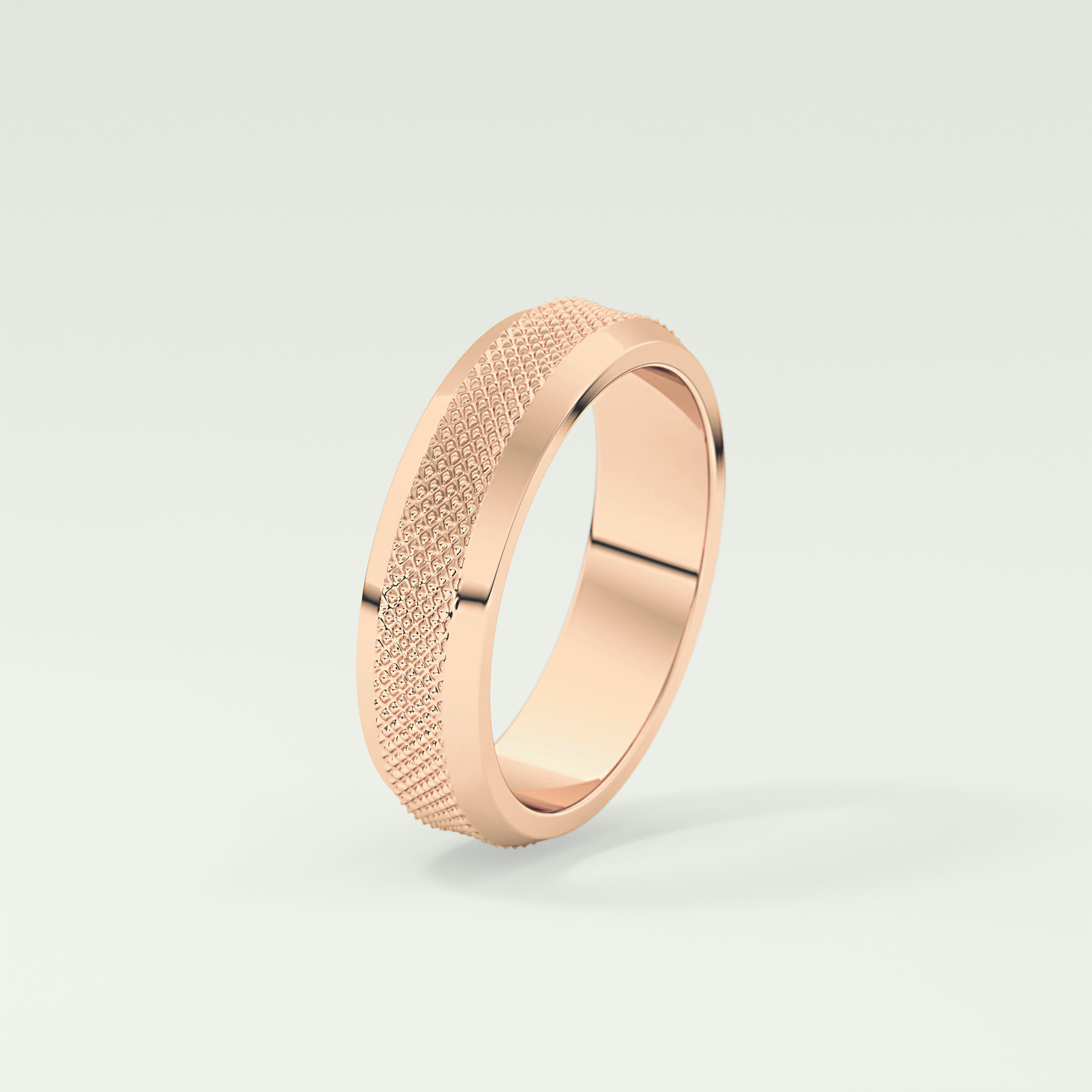 Textured CVD Wedding Band
