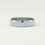 Textured CVD Wedding Band