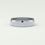 Textured CVD Wedding Band