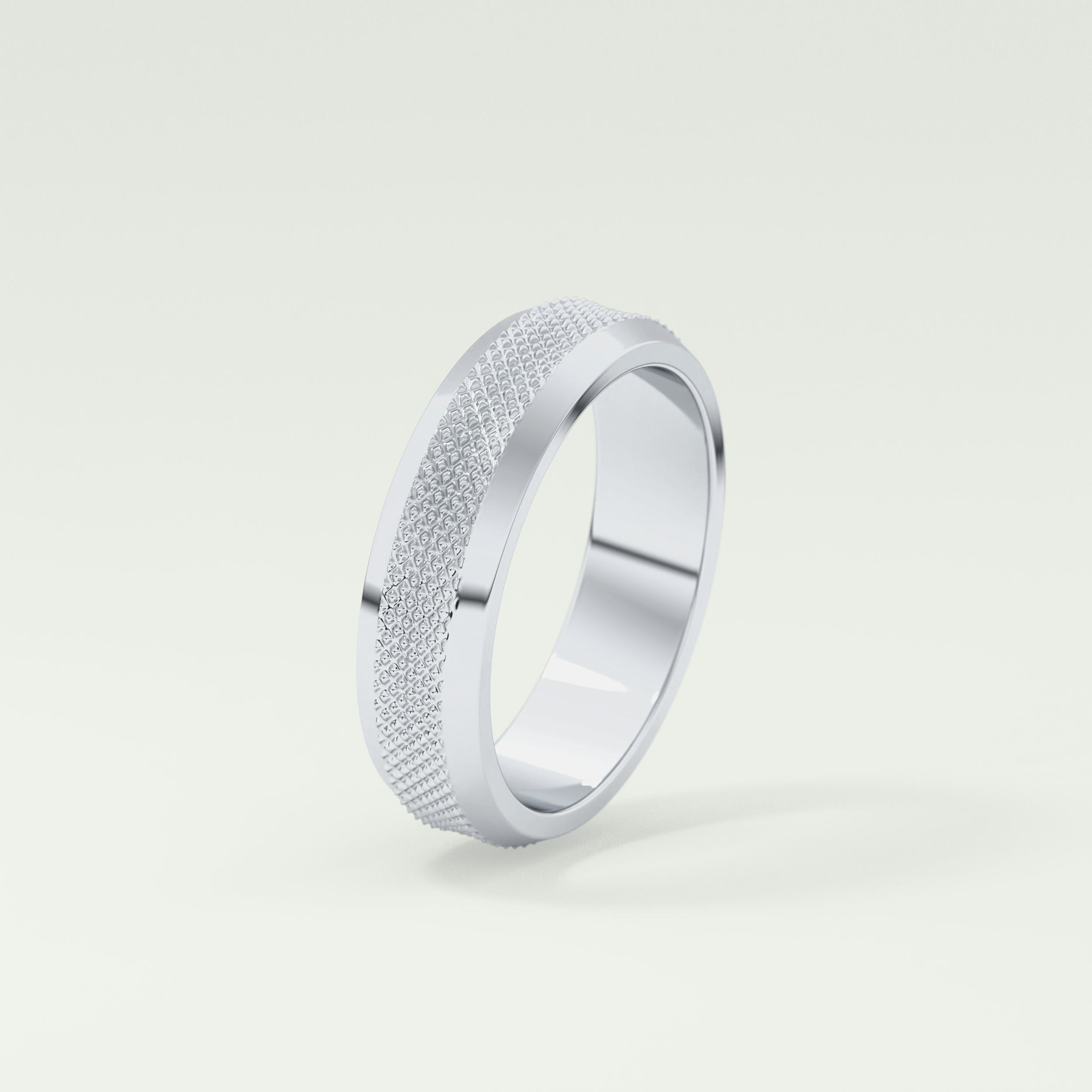 Textured CVD Wedding Band