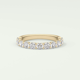 1.1 TCW Round Shaped Lab Grown Diamond Wedding Band