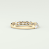 1.1 TCW Round Shaped Lab Grown Diamond Wedding Band