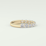 1.1 TCW Round Shaped Lab Grown Diamond Wedding Band