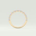 1.1 TCW Round Shaped Lab Grown Diamond Wedding Band