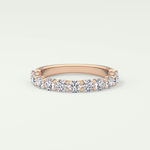 1.1 TCW Round Shaped Lab Grown Diamond Wedding Band