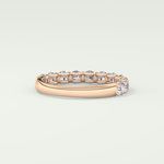1.1 TCW Round Shaped Lab Grown Diamond Wedding Band