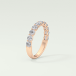 1.1 TCW Round Shaped Lab Grown Diamond Wedding Band