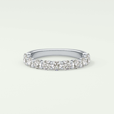 1.1 TCW Round Shaped Lab Grown Diamond Wedding Band