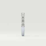 1.1 TCW Round Shaped Lab Grown Diamond Wedding Band