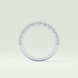 1.1 TCW Round Shaped Lab Grown Diamond Wedding Band