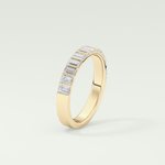 1.08 TCW Baguette Shaped Lab Grown Diamond Wedding Band