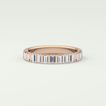 1.08 TCW Baguette Shaped Lab Grown Diamond Wedding Band