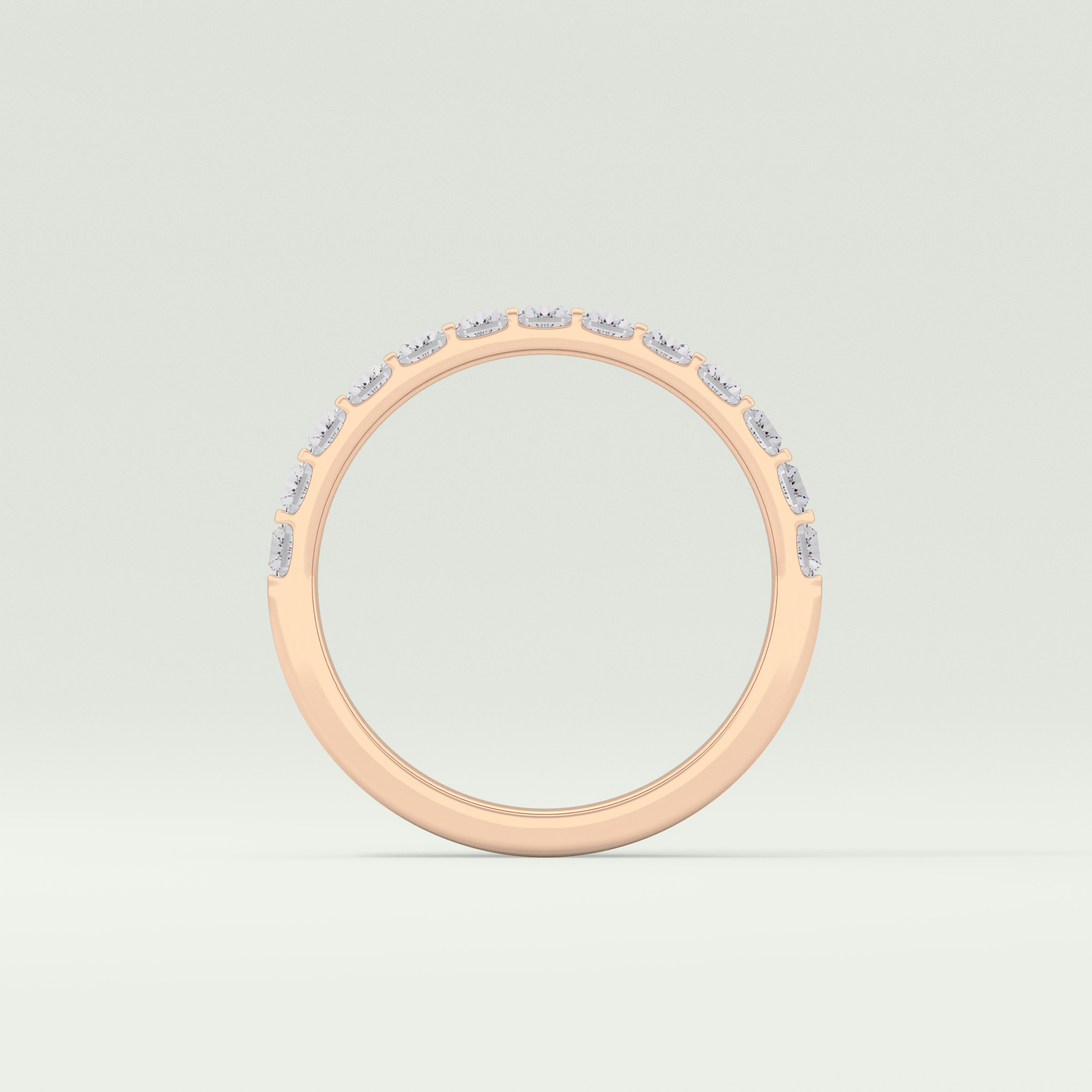 1.08 TCW Baguette Shaped Lab Grown Diamond Wedding Band