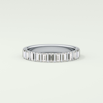 1.08 TCW Baguette Shaped Lab Grown Diamond Wedding Band