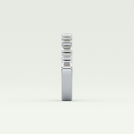 1.08 TCW Baguette Shaped Lab Grown Diamond Wedding Band