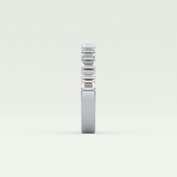 1.08 TCW Baguette Shaped Lab Grown Diamond Wedding Band