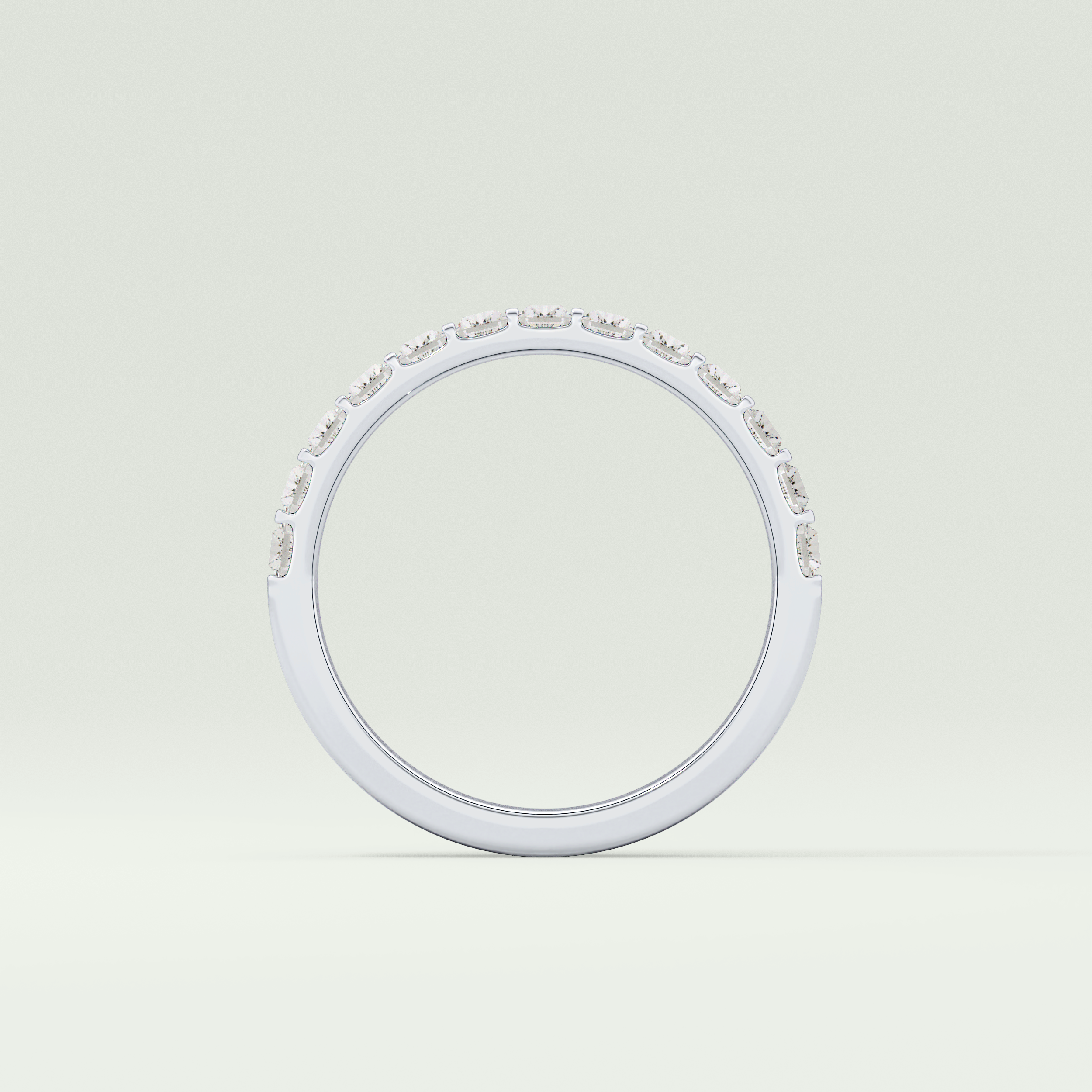 1.08 TCW Baguette Shaped Lab Grown Diamond Wedding Band