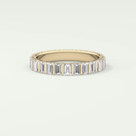 1.08 TCW Baguette Shaped Lab Grown Diamond Wedding Band