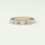 1.08 TCW Baguette Shaped Lab Grown Diamond Wedding Band