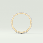 1.08 TCW Baguette Shaped Lab Grown Diamond Wedding Band