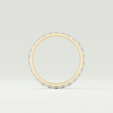 1.08 TCW Baguette Shaped Lab Grown Diamond Wedding Band
