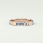 1.08 TCW Baguette Shaped Lab Grown Diamond Wedding Band