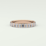 1.08 TCW Baguette Shaped Lab Grown Diamond Wedding Band