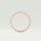 1.08 TCW Baguette Shaped Lab Grown Diamond Wedding Band
