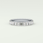 1.08 TCW Baguette Shaped Lab Grown Diamond Wedding Band