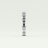 1.08 TCW Baguette Shaped Lab Grown Diamond Wedding Band