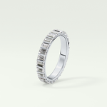 1.08 TCW Baguette Shaped Lab Grown Diamond Wedding Band