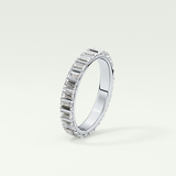 1.08 TCW Baguette Shaped Lab Grown Diamond Wedding Band