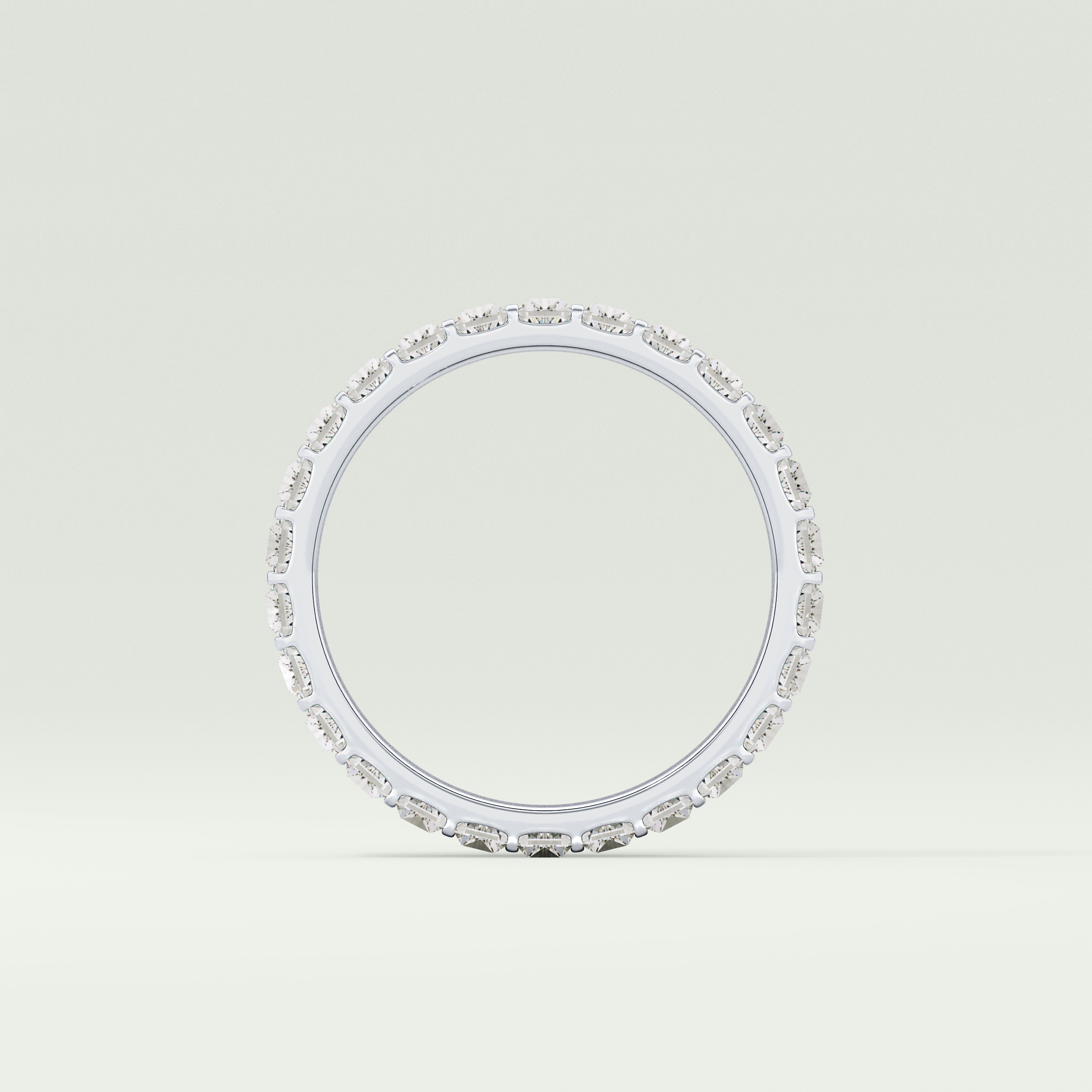 1.08 TCW Baguette Shaped Lab Grown Diamond Wedding Band