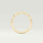 0.58 TCW Round Shaped Lab Grown Diamond Wedding Band