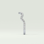 0.58 TCW Round Shaped Lab Grown Diamond Wedding Band