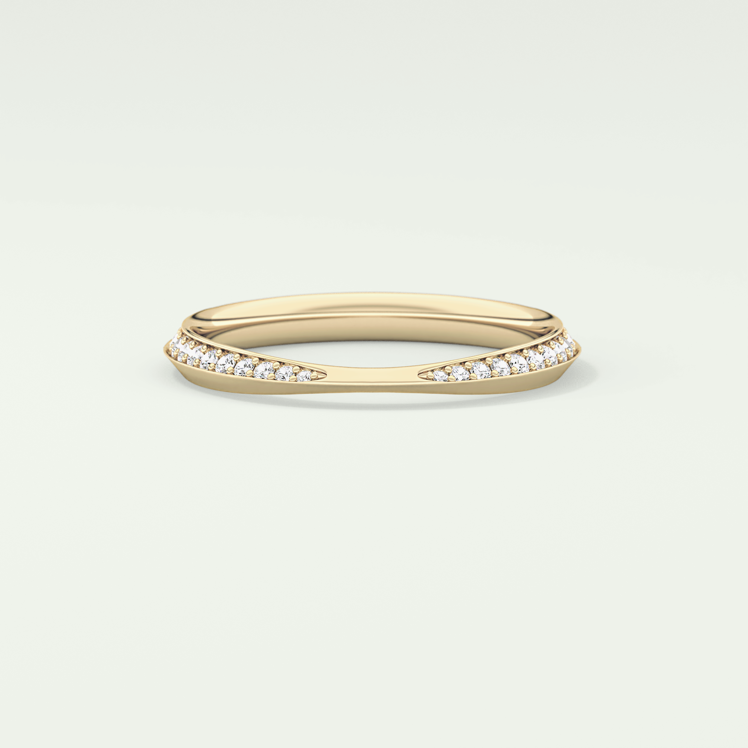 0.16 TCW Round Shaped Lab Grown Diamond Wedding Band