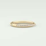 0.16 TCW Round Shaped Lab Grown Diamond Wedding Band